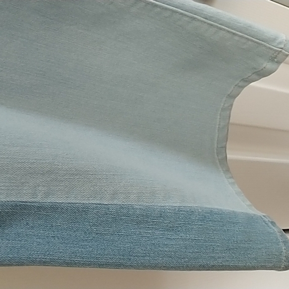 K Kardashian Premium Denim Boot cut Kiara Jeans Two Tone Sz 14 - Picture 5 of 15